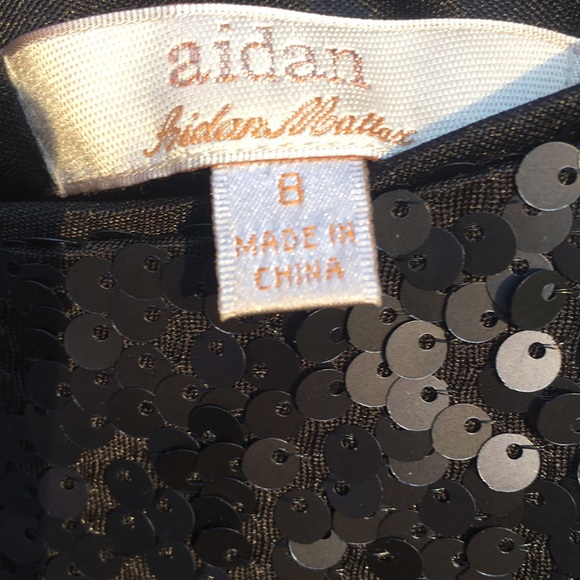 AIDAN MATTOX blue sequin dress - Picture 7 of 13